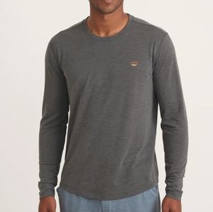 Marine Layer Sport LS Air Tee, Respun, super soft and lightweight Size L